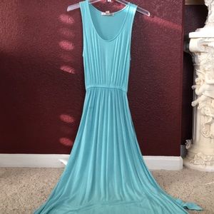 Forever 21 Teal maxi dress (worn once)